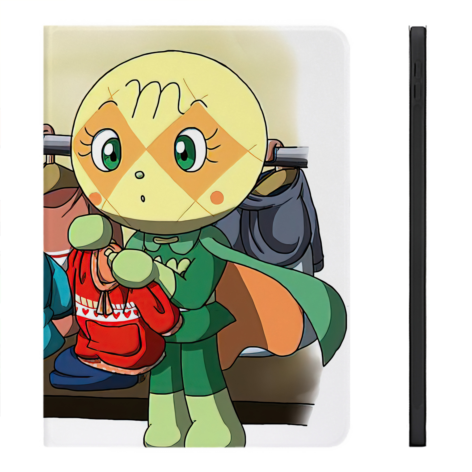 （画像用） アンパンマン Anpanman IPadケース ペンホルダー付き ブックスタイルデザイン